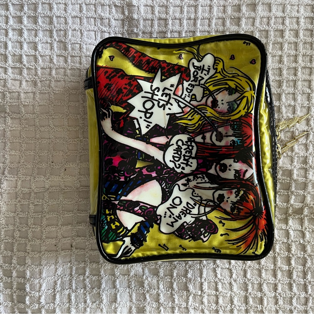 Betsey Johnson make up bag. “Betseyville collection’